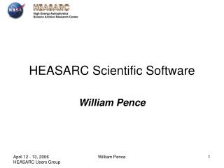 HEASARC Scientific Software