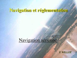 Navigation et réglementation