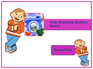 Kids Washing Clothes Game