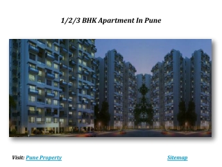 1/2/3 BHK Apartments In Pune