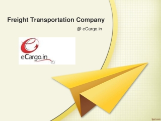 Freight Transportation Company Offering Competitive Rates
