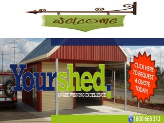 Custom Designs of Sheds for Sale