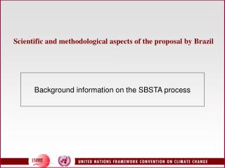 Background information on the SBSTA process