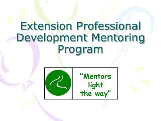 Extension Professional Development Mentoring Program