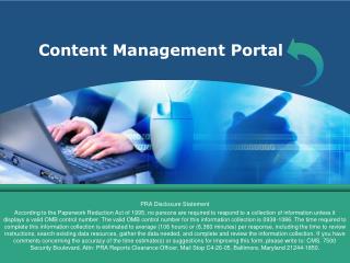 Content Management Portal