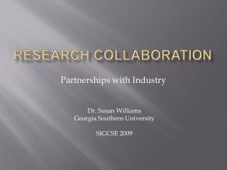 Research Collaboration