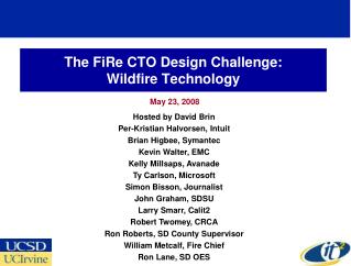 The FiRe CTO Design Challenge: Wildfire Technology