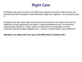 Right Care