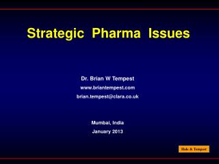Strategic Pharma Issues