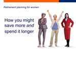 Retirement planning for women