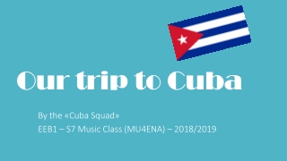 Our trip to Cuba