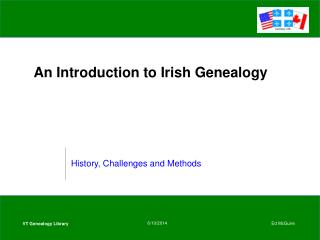 An Introduction to Irish Genealogy