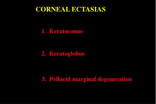 1. Keratoconus