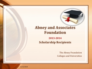 Abney and Associates Foundation 2013-14 Scholarship Recipien