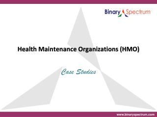 health maintenance organizations (hmo)