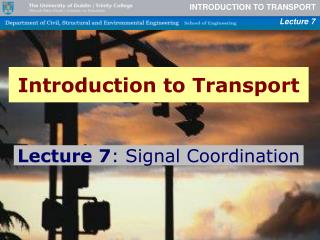 Introduction to Transport