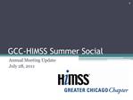 GCC-HIMSS Summer Social