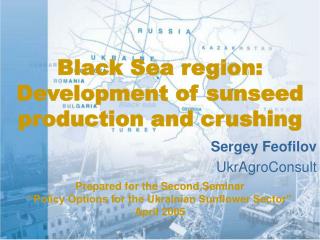 Black Sea region: Development of sunseed production and crushing