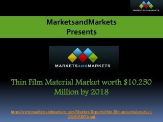 Thin Film Material Market worth $10,250 Million by 2018