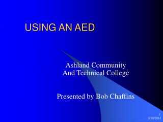 USING AN AED