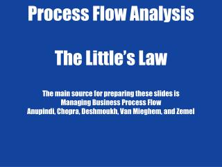 Five Elements of the Process View