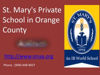 An independent co-ed day school in Orange County