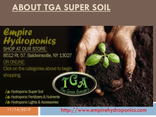 About tga super soil