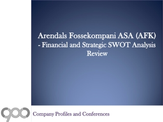 SWOT Analysis Review on Arendals Fossekompani ASA (AFK)