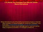 LTC Packages to Kerala - Wonderful Getaway for Holiday