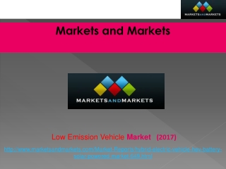 Low Emission Vehicle Market
