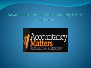 Accounting Firm in Melbourne