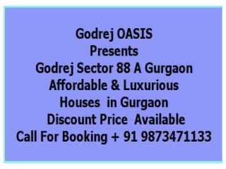 Godrej Upcoming project sector 88A ,Gurgaon @ 91 987347113