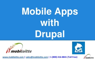 Developing Mobile Apps with Drupal