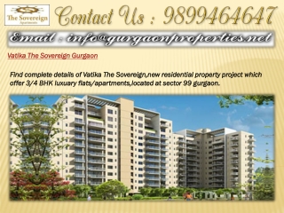 Vatika The Sovereign Gurgaon