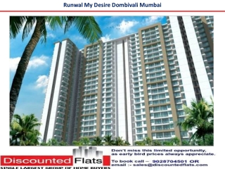 Runwal Mydesire Dombivali Mumbai by Runwal Group