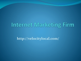 Internet Marketing Firm