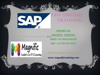 sap ehs online training