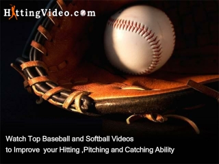 Baseball Softball Instructional Videos, DVD Online