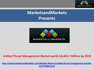 Unified Threat Management Market