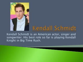 Kendall Schmidt Girlfriend