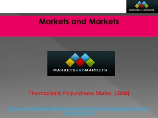 Thermoplastic Polyurethane Market
