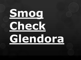 Smog Check Glendora