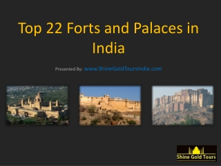 Historical Forts and Palaces of India