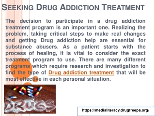 Drug addiction treatment