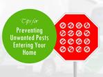 pest control Adelaide- Tips for Preventing the Invasion of P