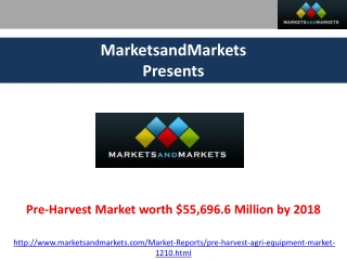 Pre-Harvest Market 2018.