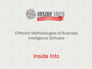 Different Methodologies of Business Intelligence Software