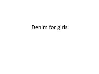 Girls Denim