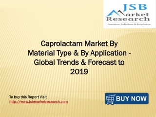 JSB Market Research - Caprolactam Market By Material Type