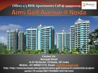 Aims New launch group housing project-Aims Golf Avenue 2